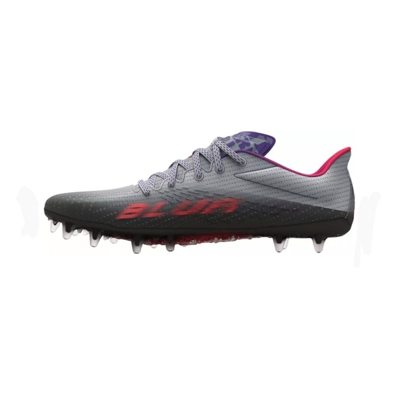 Under Armour Women's Blur Smoke MC Football Cleats-There are No Limits - Picture 3 of 7